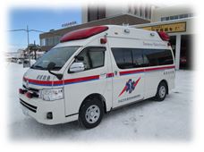 写真 美幌消防署の救急車